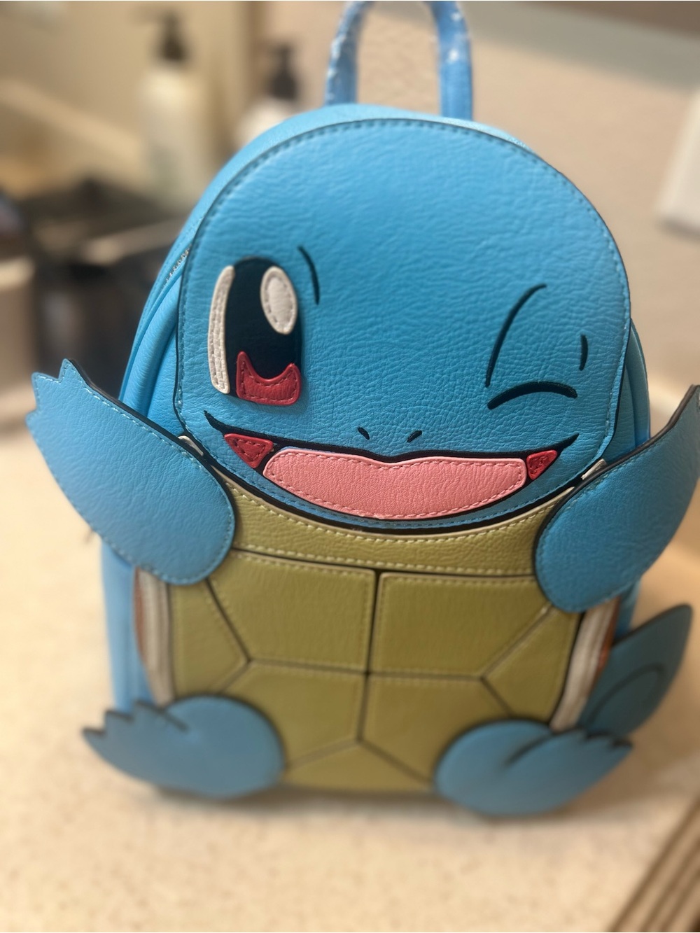 Loungefly Blue Squirtle Character Backpack.